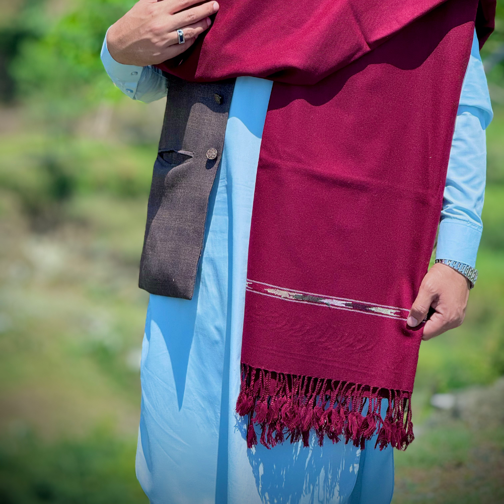 Men's Winter Shawl