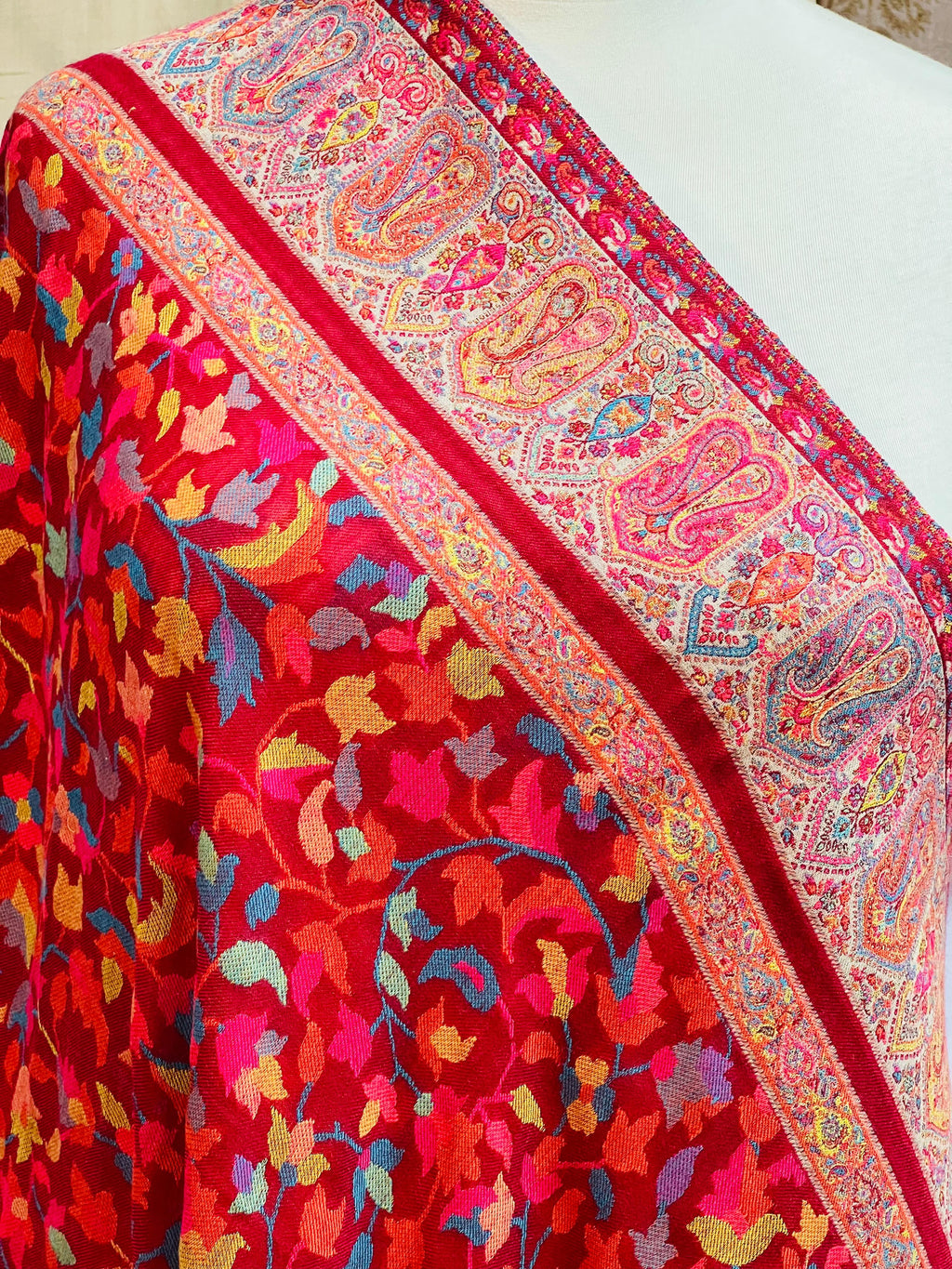 Kalmkari Shahtoosh shawls