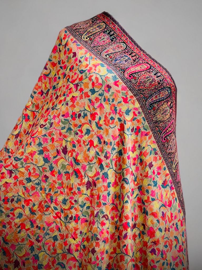 Kalmkari Shahtoosh shawls