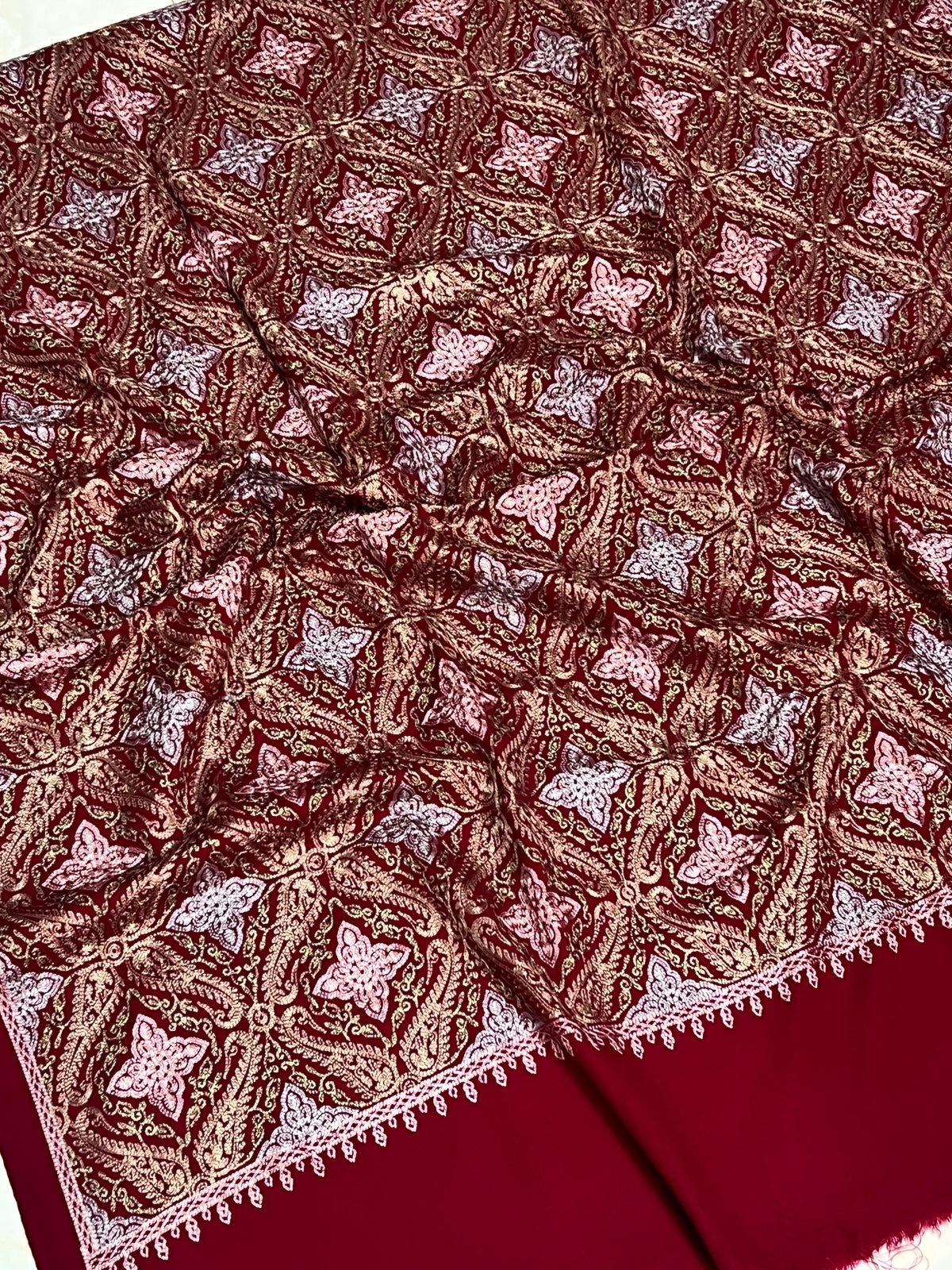 Embroidered Kashmiri Shawl
