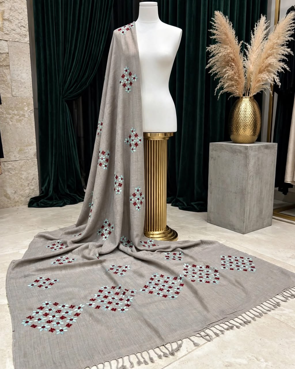 Swati Handmade Shawl Jambo Size