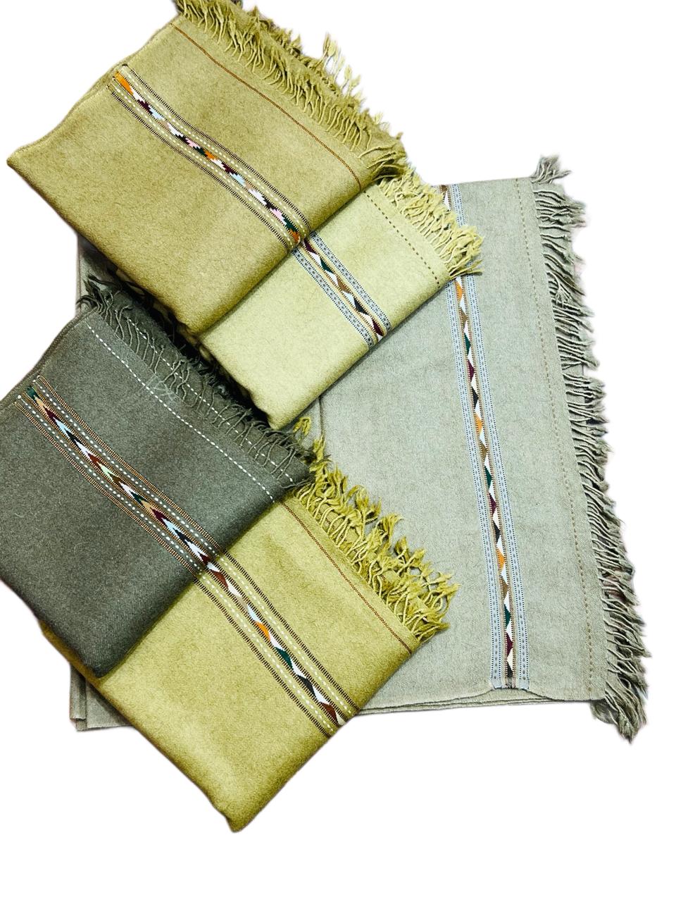 Woolen Shawl for men Light colors