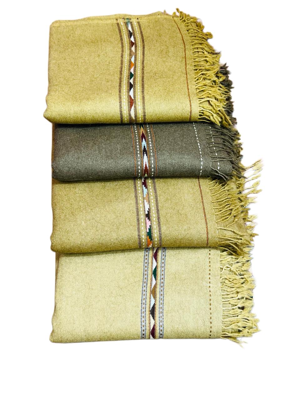 Woolen Shawl for men Light colors