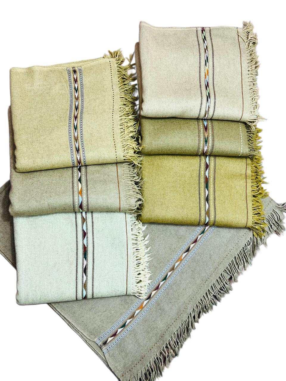 Woolen Shawl for men Light colors