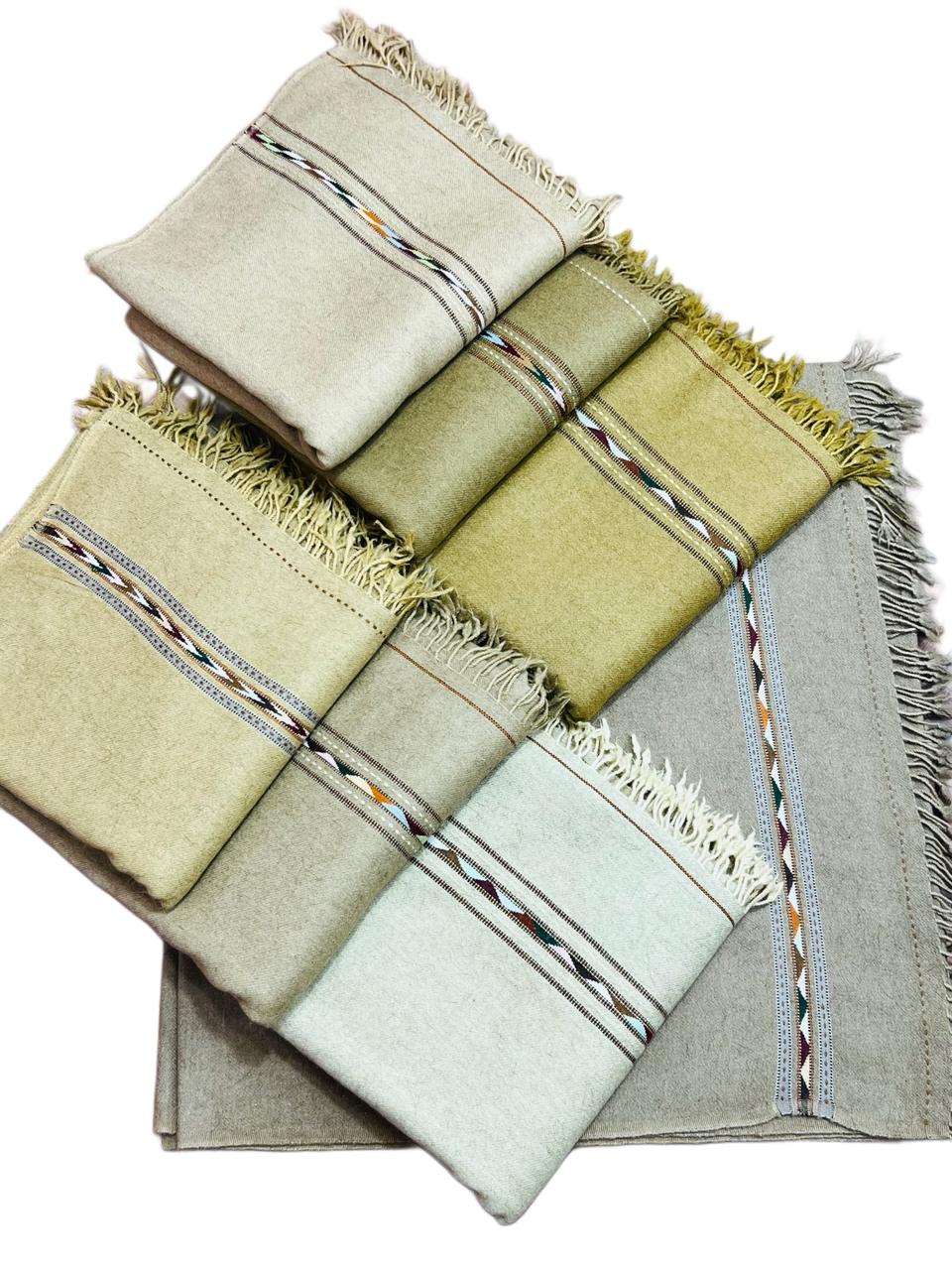 Woolen Shawl for men Light colors