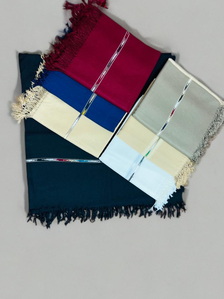Men Shawl in Dark Colors