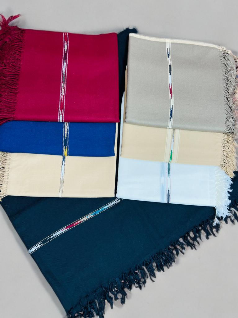 Men Shawl in Dark Colors