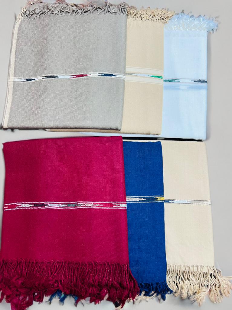 Men Shawl in Dark Colors