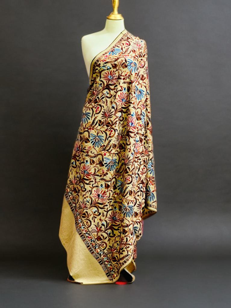 Full embroidery Kashamiri shawl