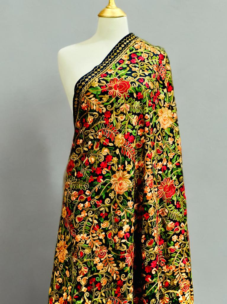 Full embroidery Kashamiri shawl