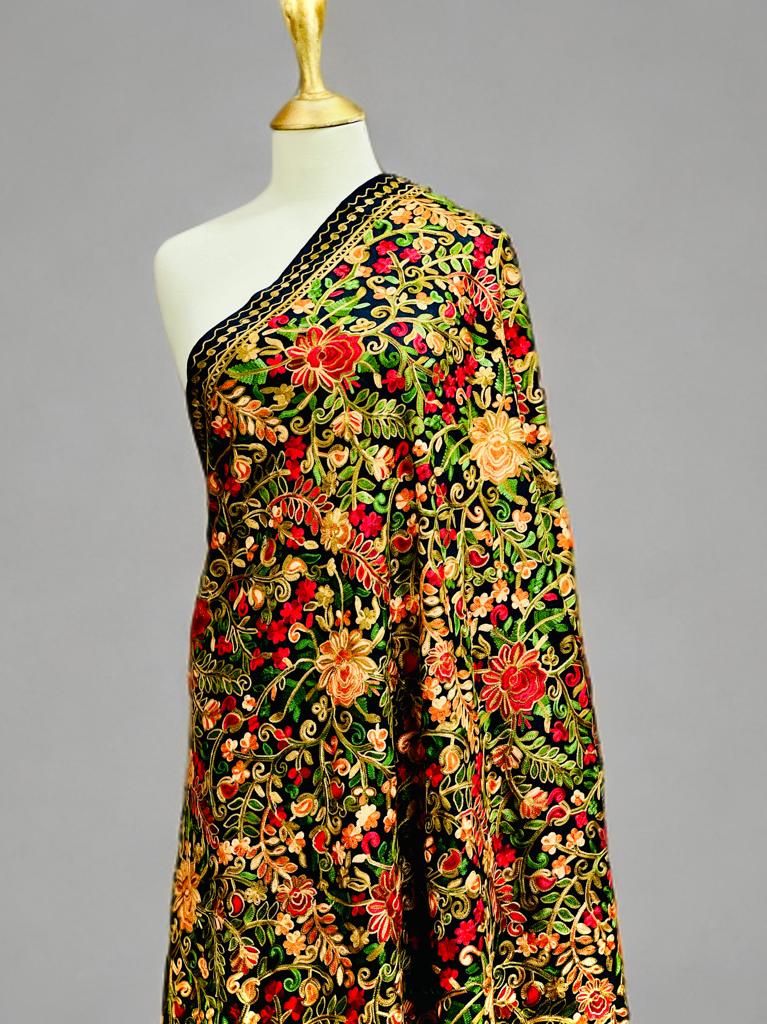 Full embroidery Kashamiri shawl
