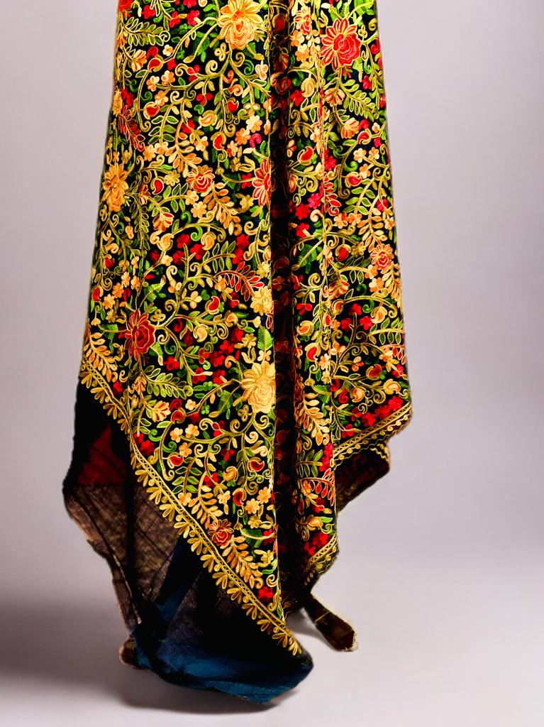 Full embroidery Kashamiri shawl