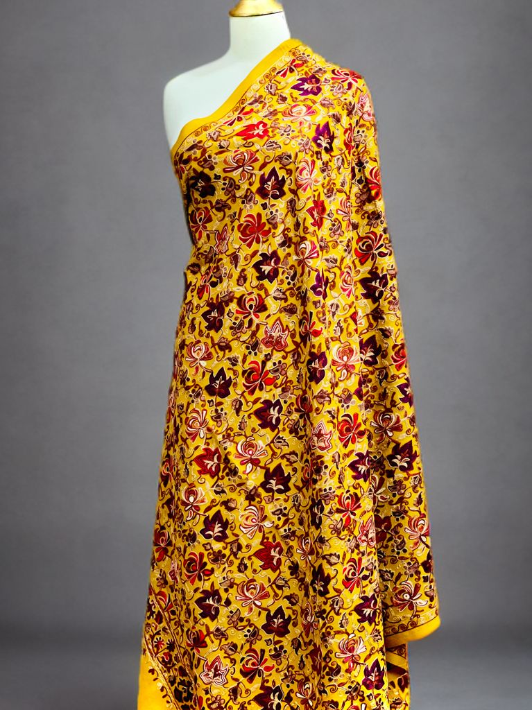 Full embroidery Kashamiri shawl