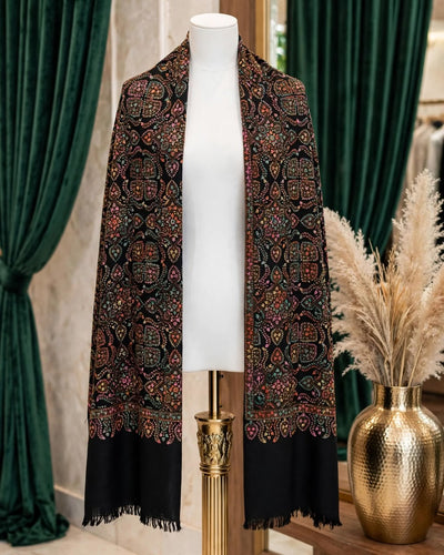 Hand Embroidered Kashmiri Shawl