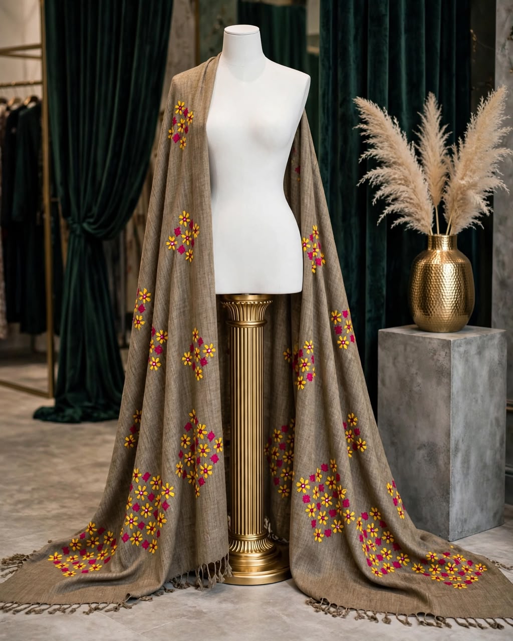 Swati Handmade Shawl Jambo Size