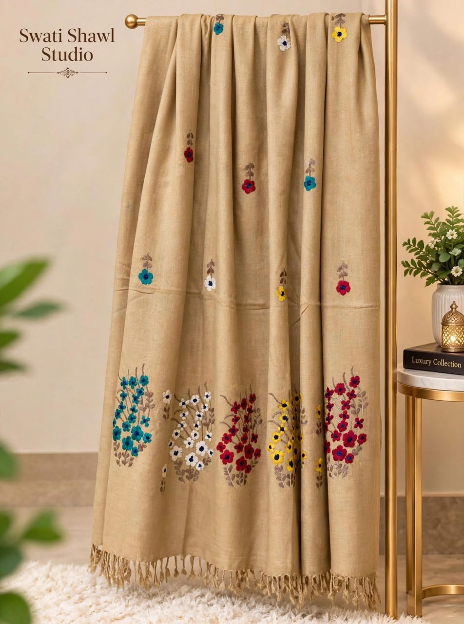 Handmade Swati Shawl
